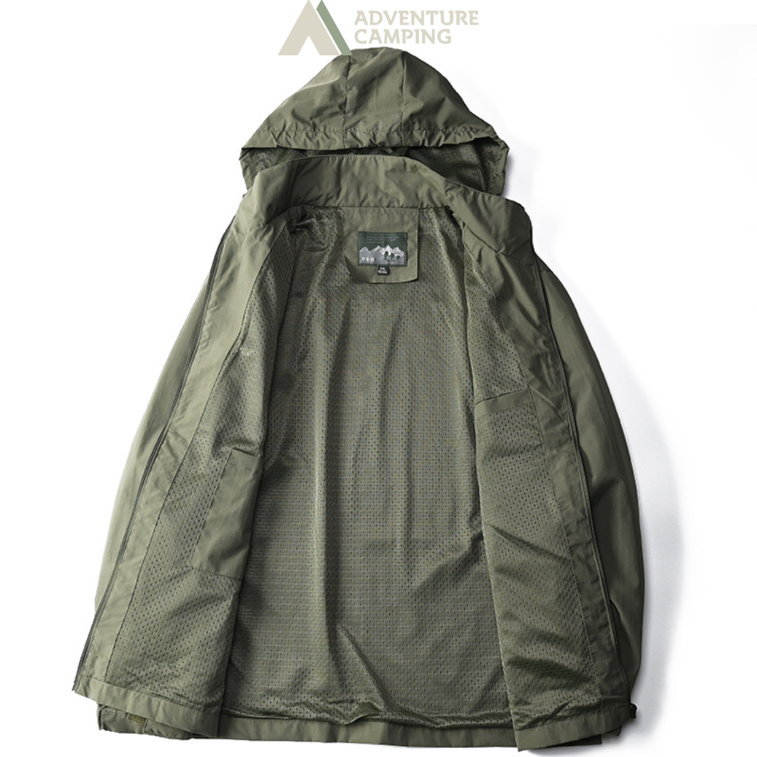 Jaqueta Corta-vento Tática Impermeável