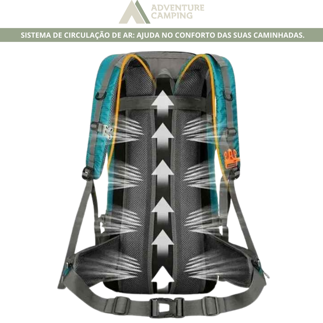 Mochila Camping Impermeável Bagtrekking 65 Litros