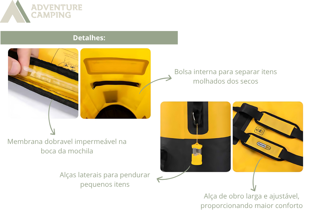 Mochila Estanque Naturehike IPX6