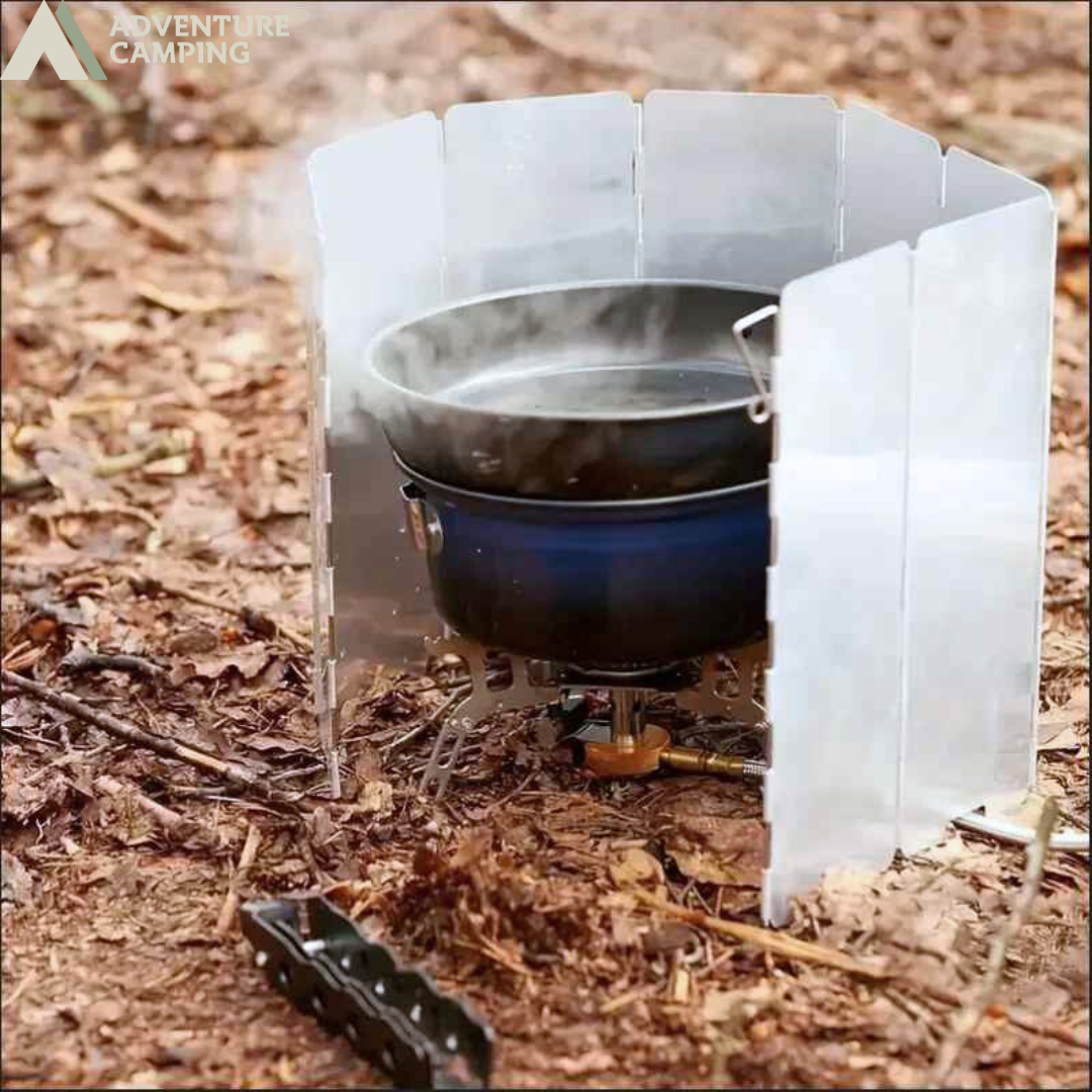 Para-Vento Dobrável Para Fogão