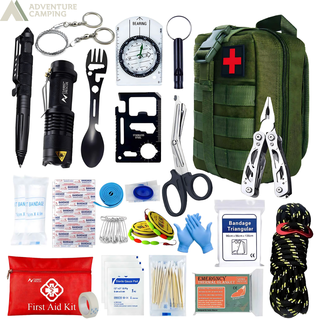 Kit Tático de Sobrevivência c/ 24 Itens