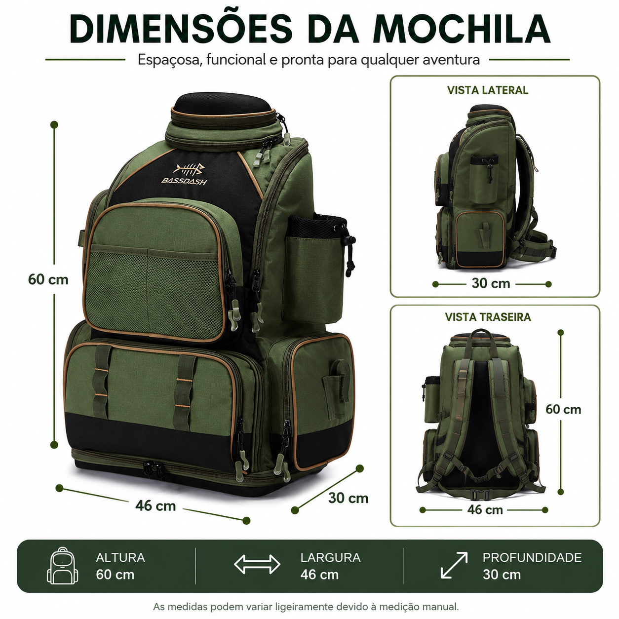 Mochila de Pesca Fisher PRO
