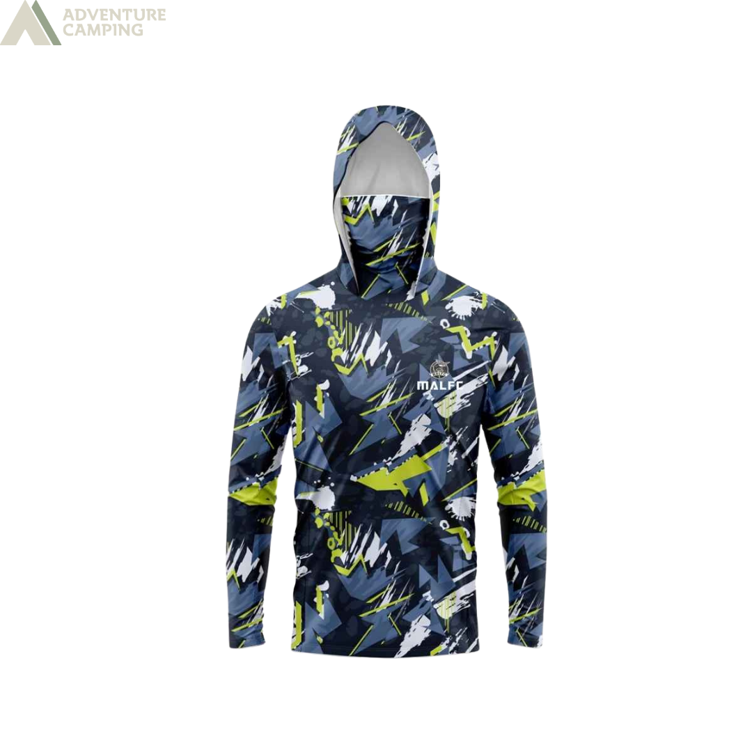 Camisa De Pesca c/ Capuz E Máscara