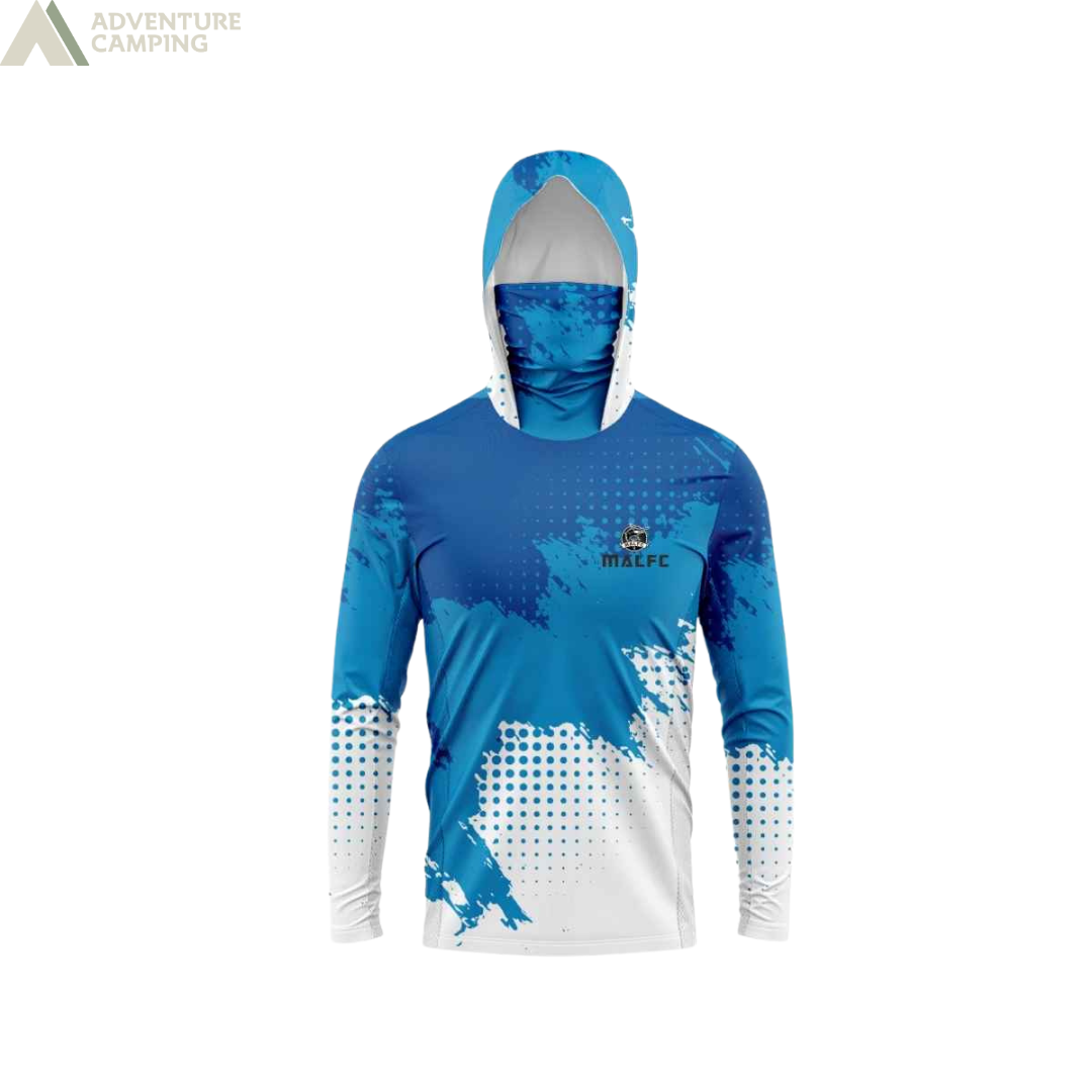 Camisa De Pesca c/ Capuz E Máscara