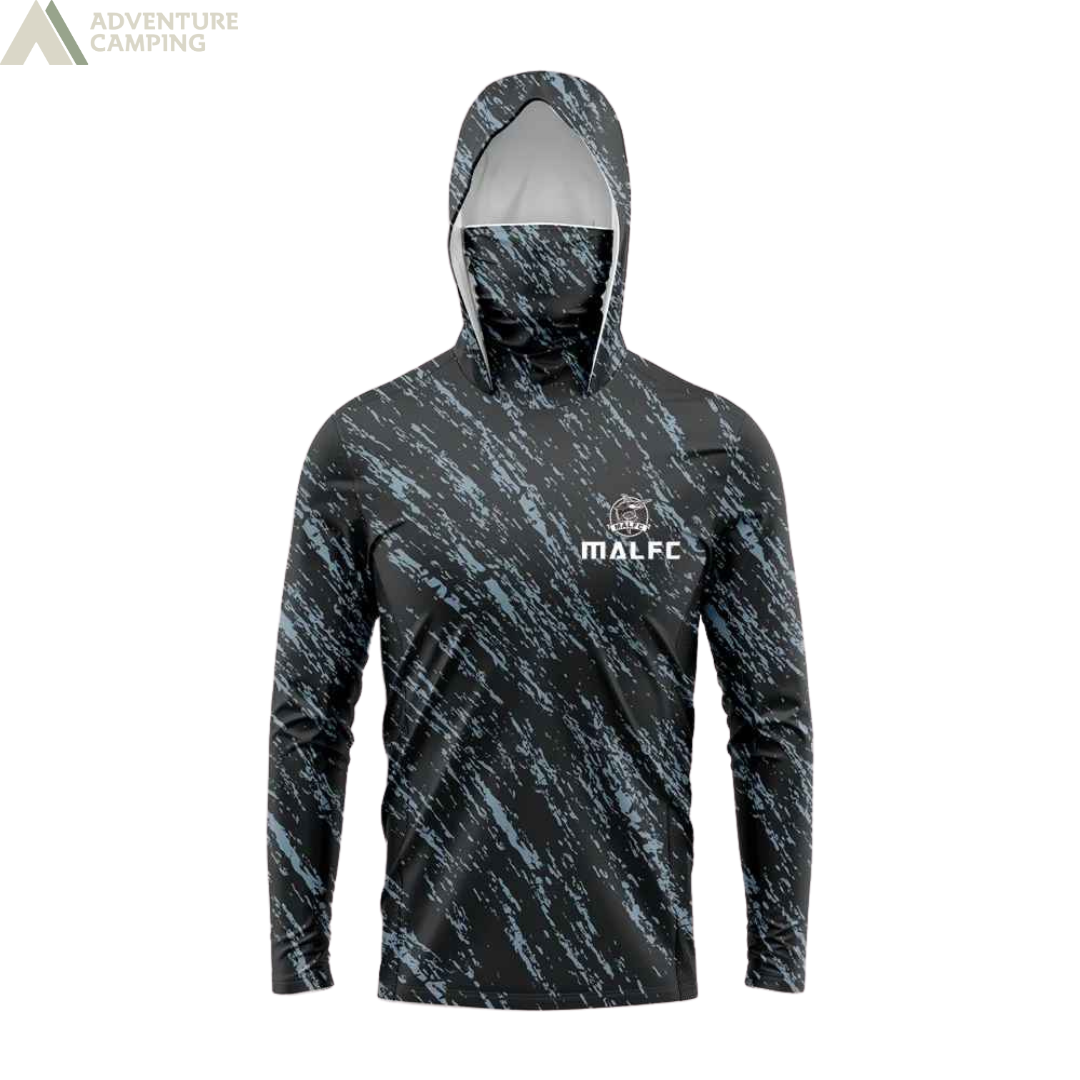 Camisa De Pesca c/ Capuz E Máscara