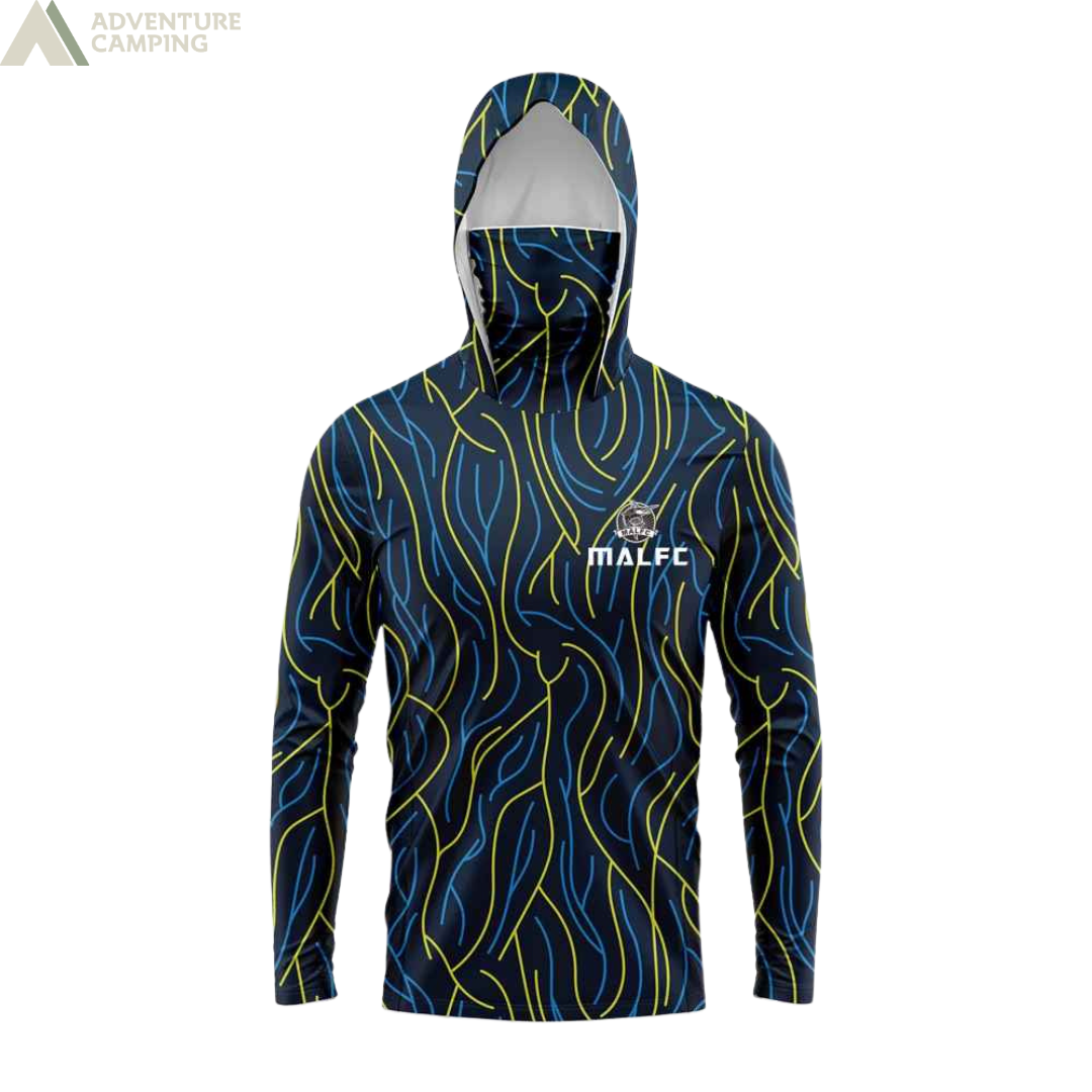 Camisa De Pesca c/ Capuz E Máscara