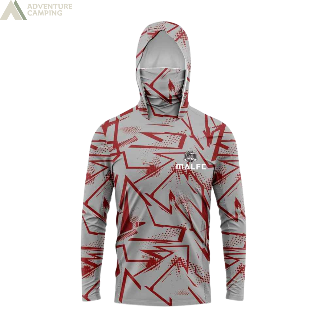 Camisa De Pesca c/ Capuz E Máscara