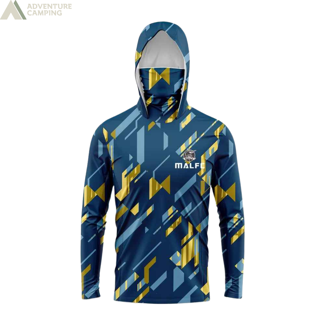Camisa De Pesca c/ Capuz E Máscara