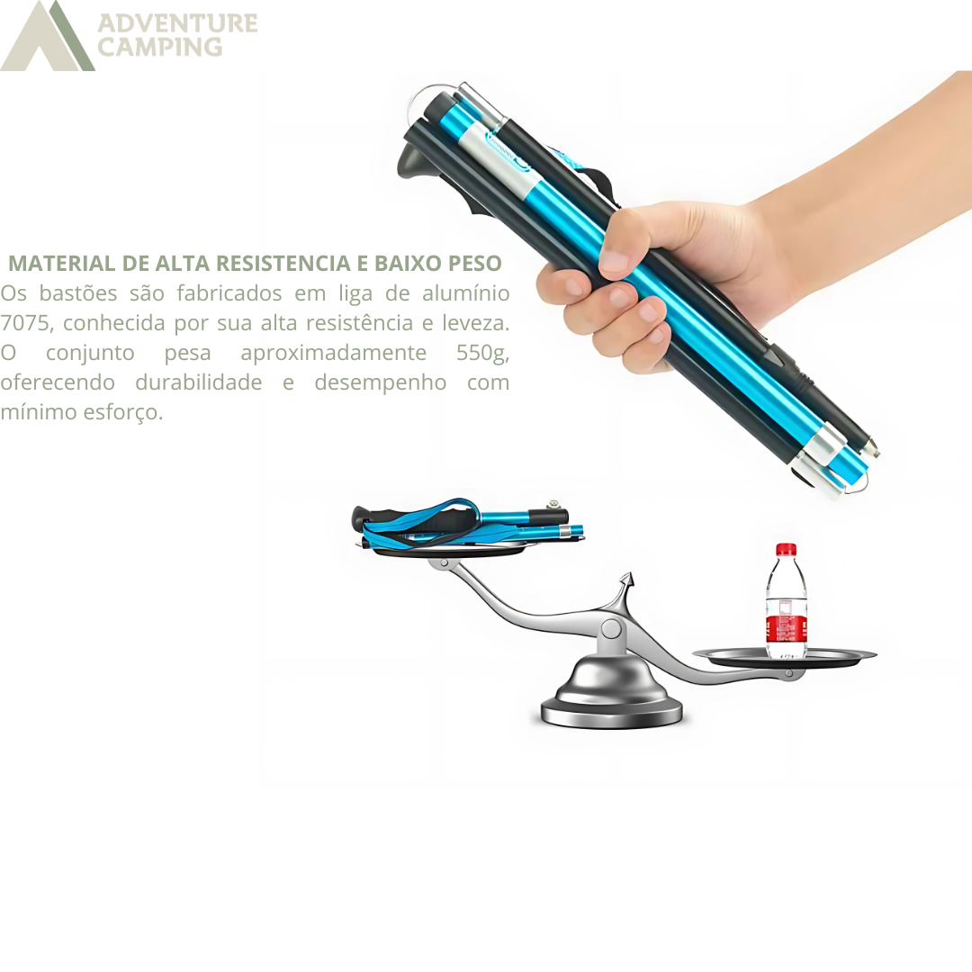 Bastões Walking Stick - Kit 2