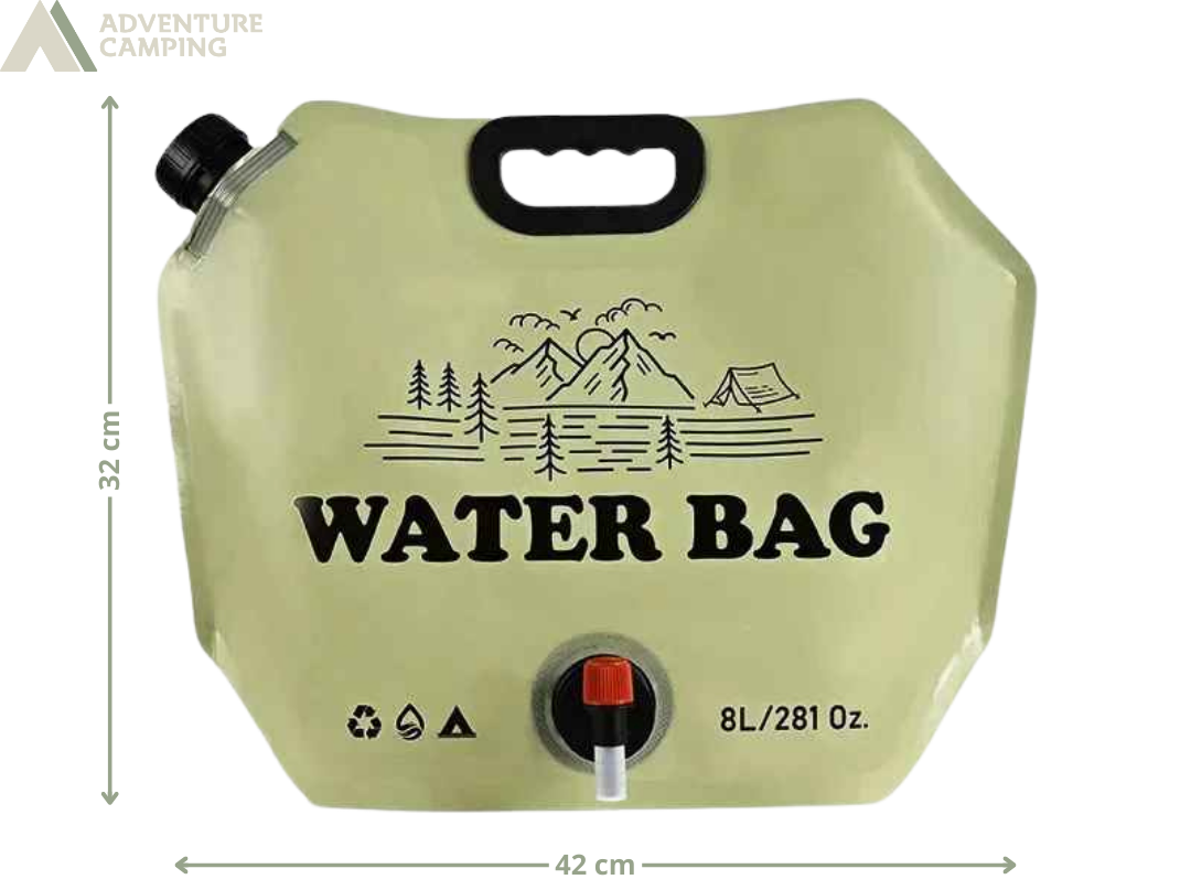 Reservatório de Água Dobrável 8 Litros