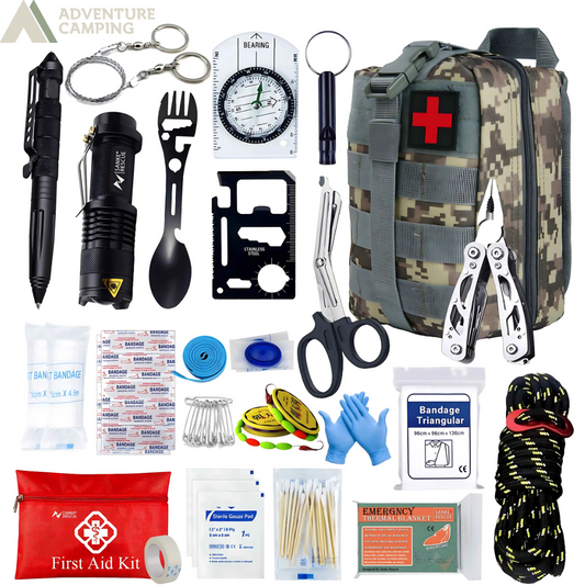 Kit Tático de Sobrevivência c/ 24 Itens