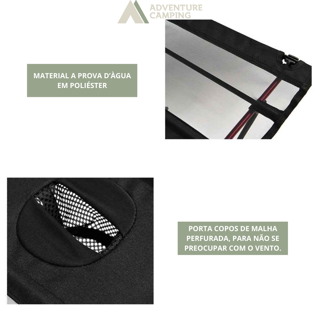 Mesa Dobrável para Acampamento e Piquenique