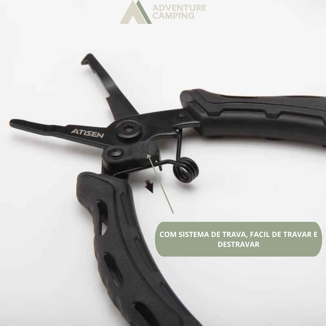 Kit Profissional de Alicate e Pegador de Peixe