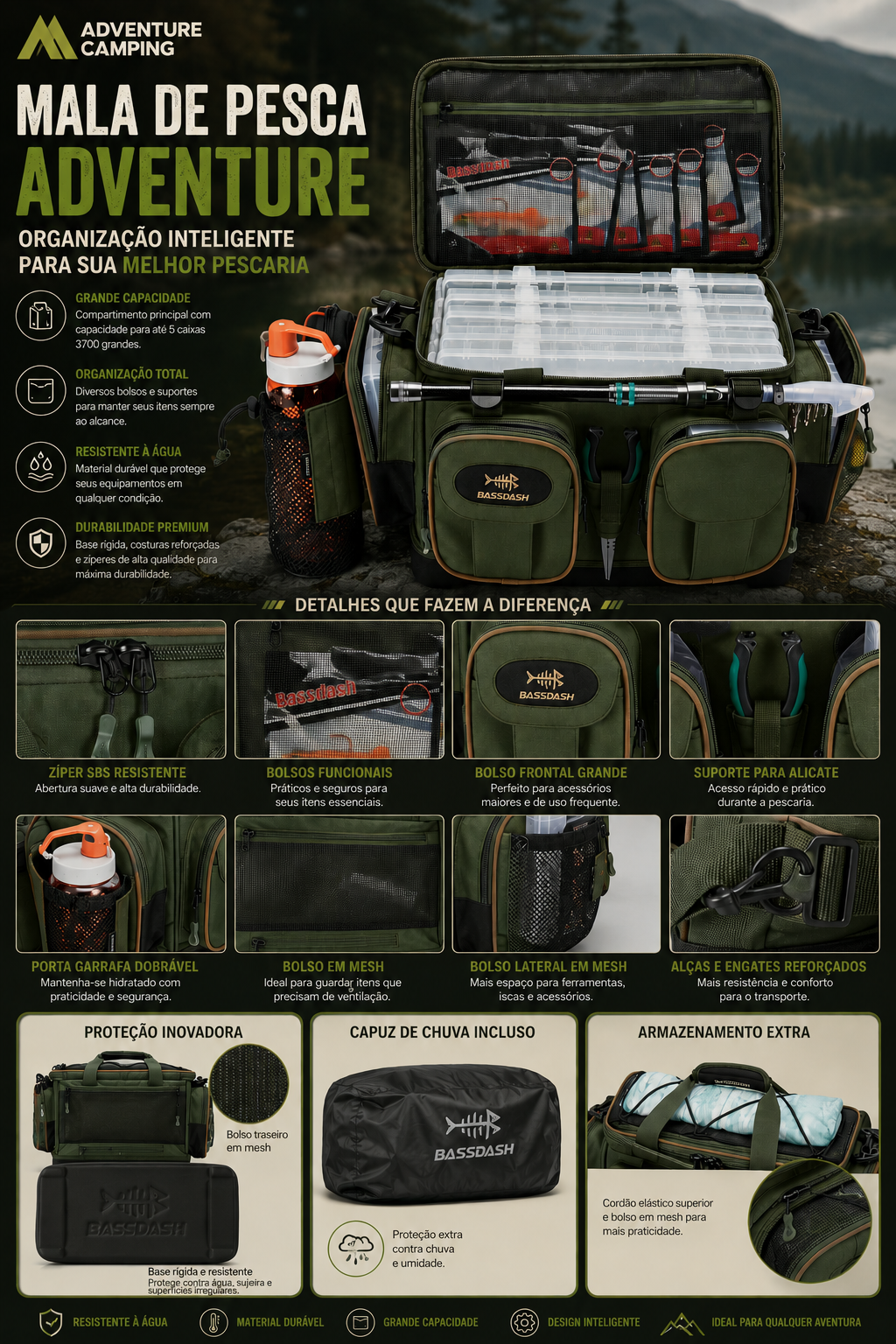 Mala de Pesca Adventure