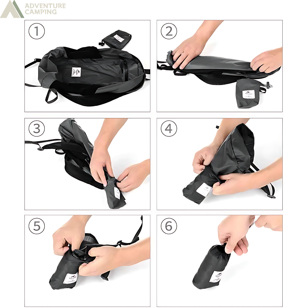 Mochila Dobrável Impermeável 18L