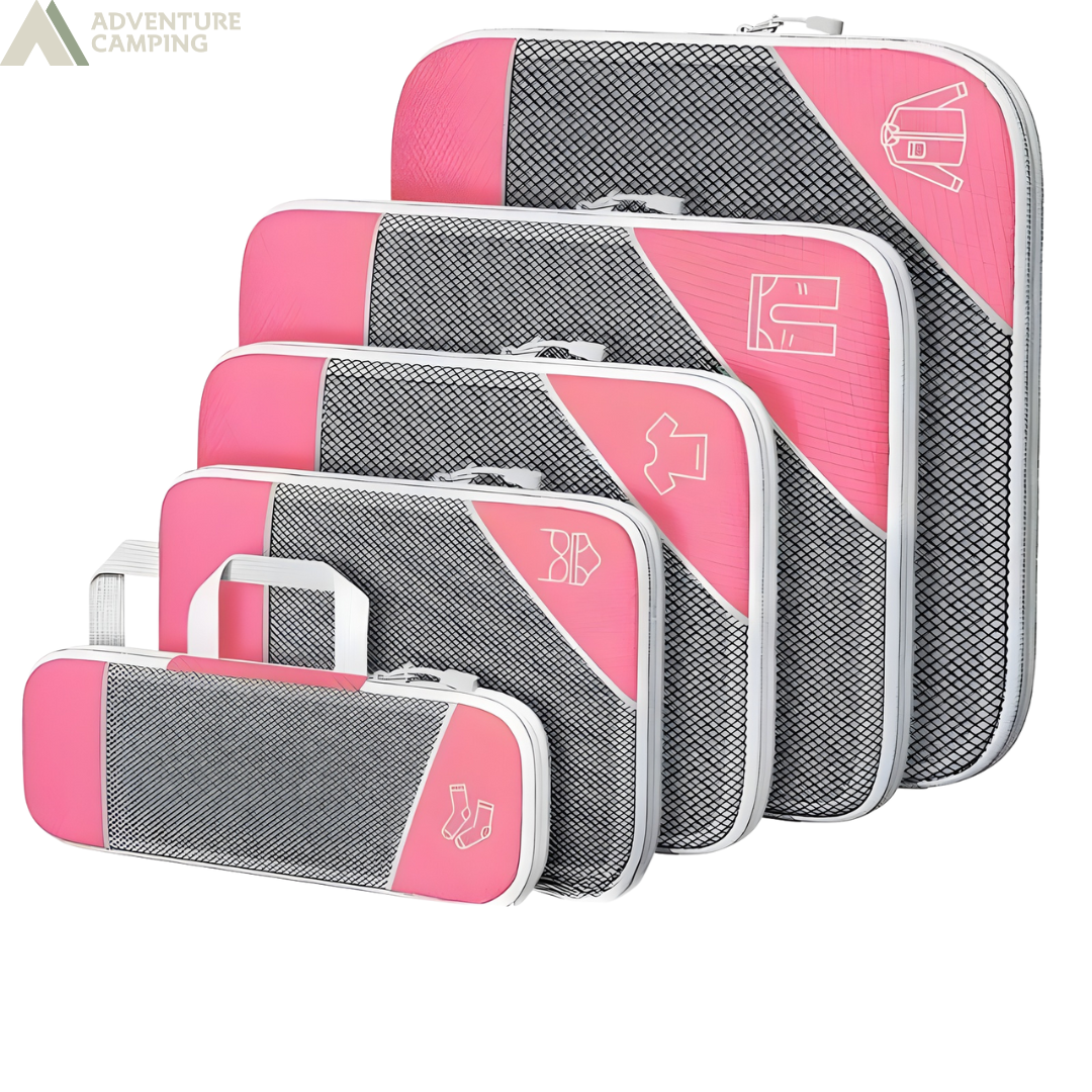 Organizador de Bagagem de Acampamento e Viagem - Kit com 5