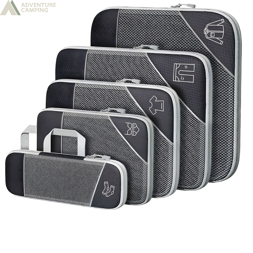 Organizador de Bagagem de Acampamento e Viagem - Kit com 5