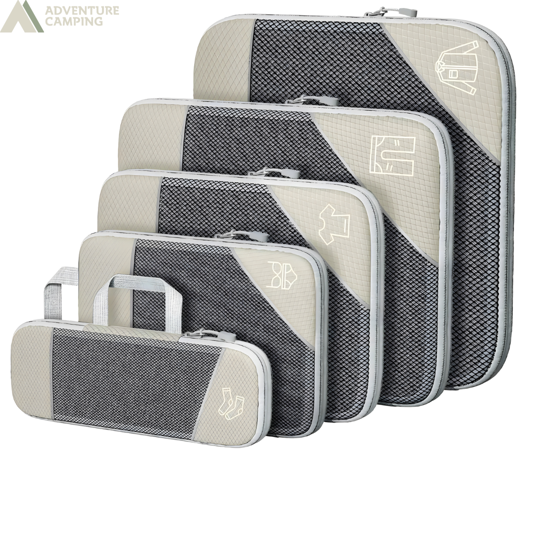 Organizador de Bagagem de Acampamento e Viagem - Kit com 5