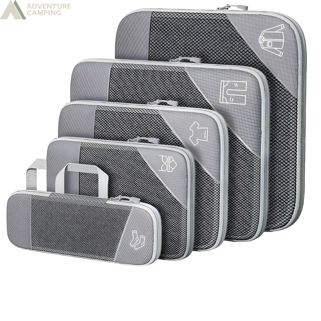 Organizador de Bagagem de Acampamento e Viagem - Kit com 5