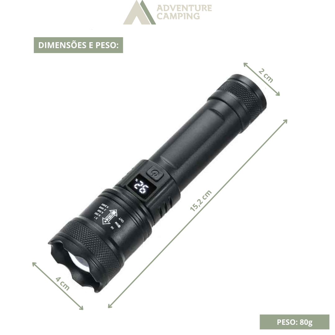 Lanterna Led Intenso Recarregável